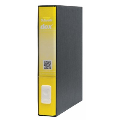 Registratore commerciale dox4 d.5 cm giallo colore nero colore giallo