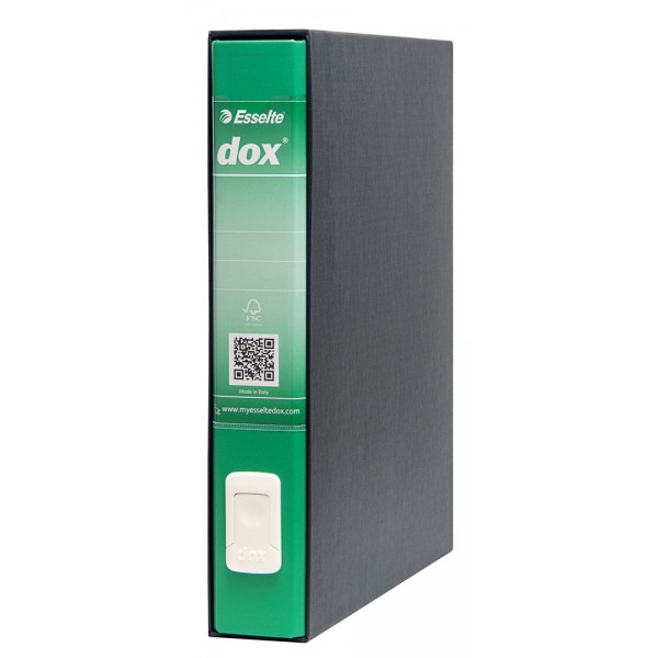 Registratore commerciale dox4 d.5 cm verde colore nero colore verde