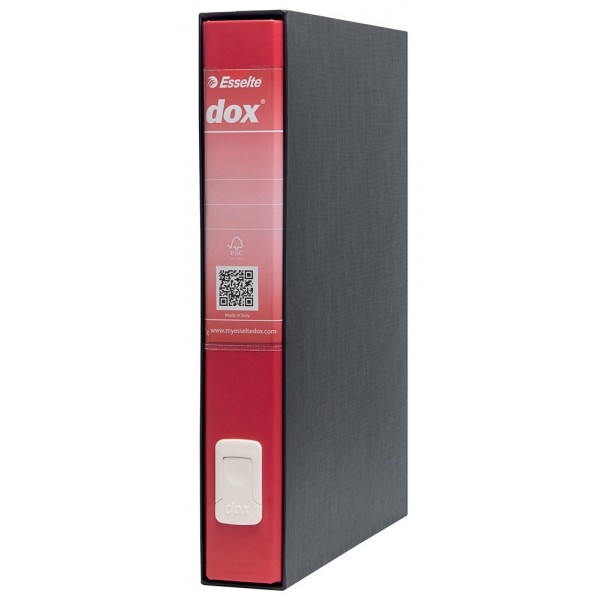 Registratore protocollo dox5 d.5 cm rosso colore nero colore rosso
