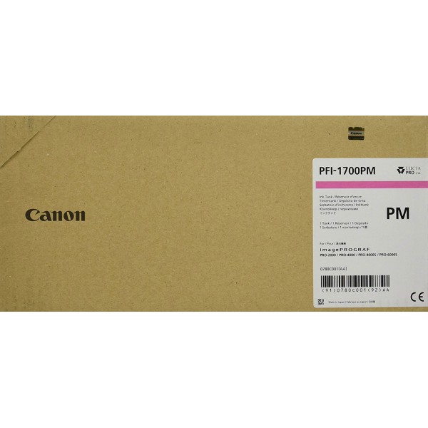 Canon Cartuccia Originale Magenta Fotografico PFI-1700PM 0780C001