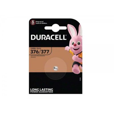 DURACELL batteria all'ossido di argento 376/377 1.55V per orologi