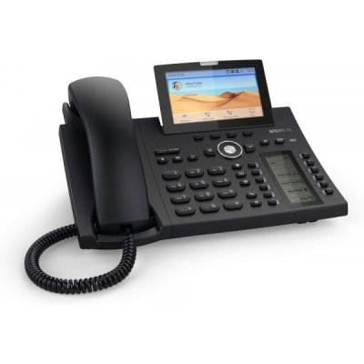 Snom d385 enterprise ip phone black - voip