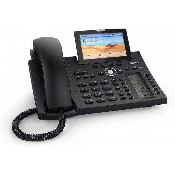 Snom d385 enterprise ip phone black - voip