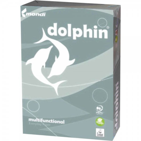 Carta per fotocopie dolphin - consegna diretta 180 risme colore bianco grammatura 80gr