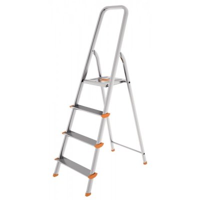 Scaletta in alluminio colore grigio