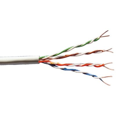 Matassa cavo solido utp cat5e classe eca 100m colore grigio
