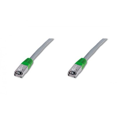 DIGITUS 1mt cavo di rete ethernet incrociato in rame 4x2 AWG 26/7 schermato con 2 connettori RJ45 8 poli
