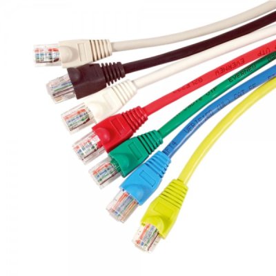 DIGITUS cavo di rete ethernet 4x2 AWG 26/7 con 2 connettori schermati RJ45 8 poli da 1mt