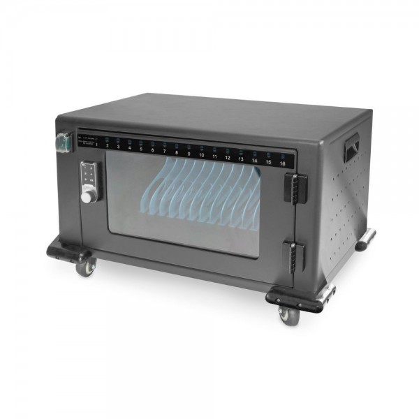 Armadio ricaricabile mobile - per laptop/tablet colore grigio grafite