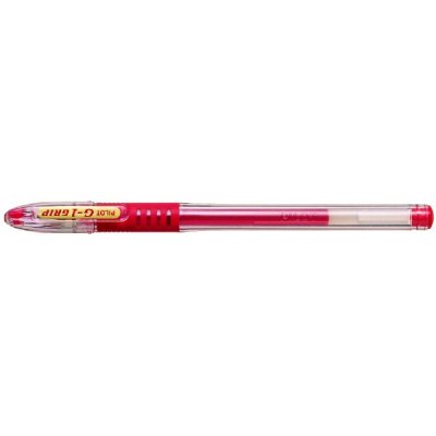 Penna roller PILOT BL-G1 con inchiostro gel ricaricabile e livello d'nchiostro visibile, grip ergonomico - punta 0,7mm - Rosso