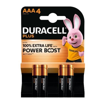 Batteria alcalina mini stilo pluspowerboost aaa 1,5v