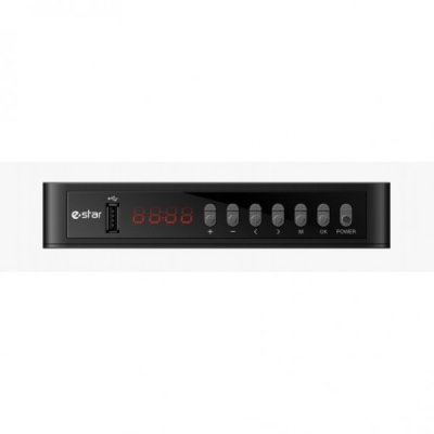 Decoder digitale terrestre dvb-t/t2 colore nero