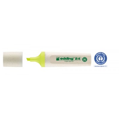Evidenziatore ecoline colore giallo tipo punta scalpello