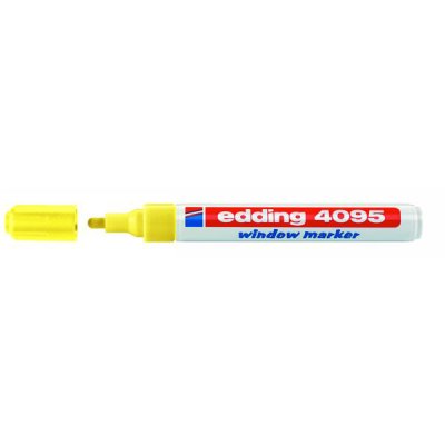 4095 - marcatore non permanente colore giallo tipo punta conica