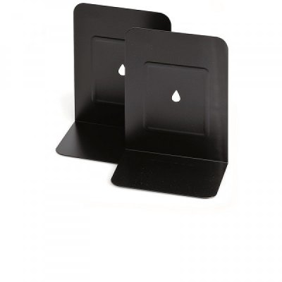 Reggilibri in metallo colore nero