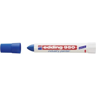 950 - marcatore permanente industriale colore blu tipo punta conica