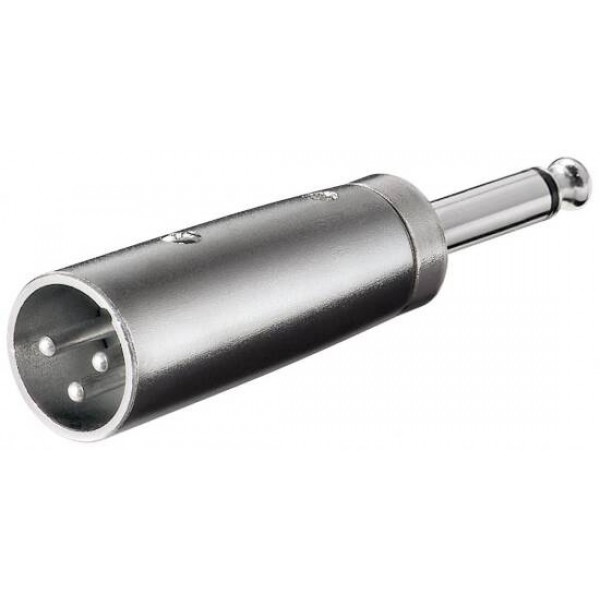 LINK adattatore XLR 3 poli maschio - JACK 6,35mm maschio