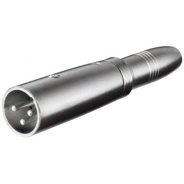 LINK adattatore XLR 3 poli maschio - JACK 6,35mm femmina