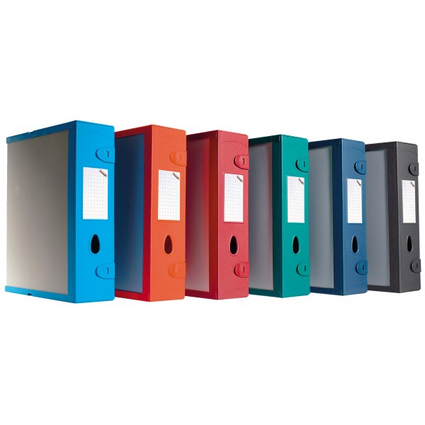 Combi box e600 - scatola archivio colore blu navy