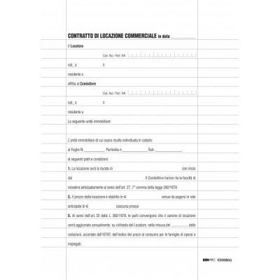 Contratto d'affitto commerciale