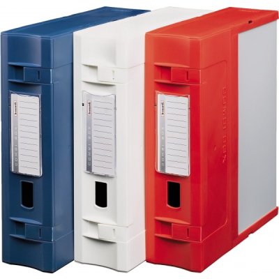 Combi box e600 - scatola archivio colore rosso