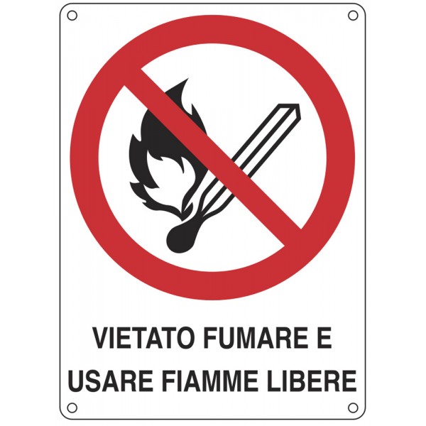 Cartello "vietato fumare"