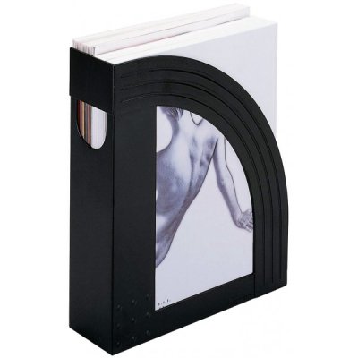 FELLOWES Portariviste MODULA con foro di estrazione sul dorso - Nero - Dorso 7,5cm