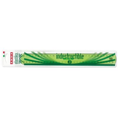 Triplo decimetro elastika, con impugnatura corta colore verde trasparente