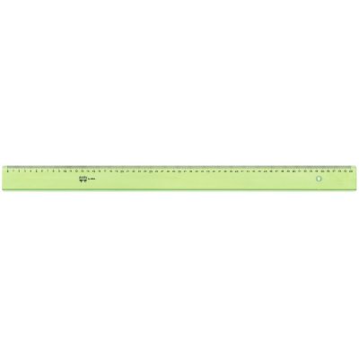 Riga 60cm elastika colore verde trasparente