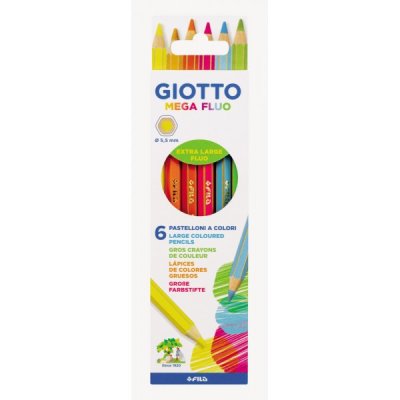 Astuccio pastelli mega colore assortiti