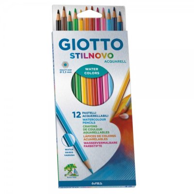 Astuccio pastelli stilnovo acquarell colore assortiti