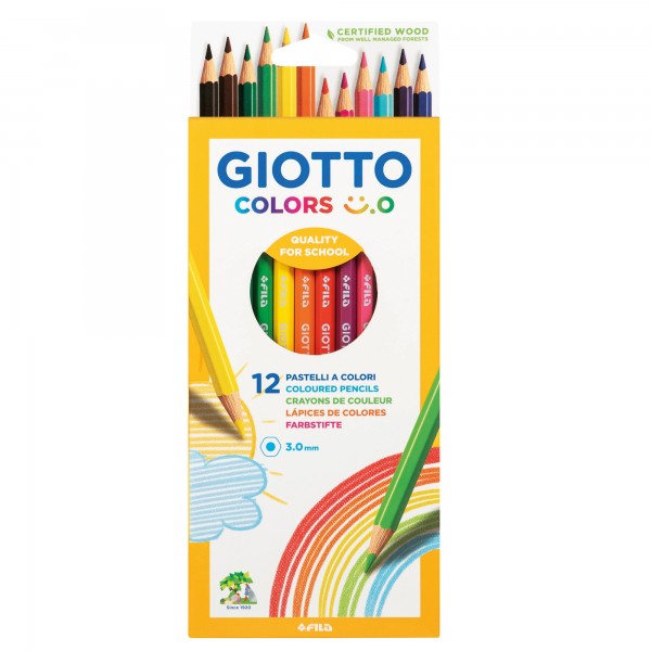 Astuccio pastelli colors smile colore assortiti
