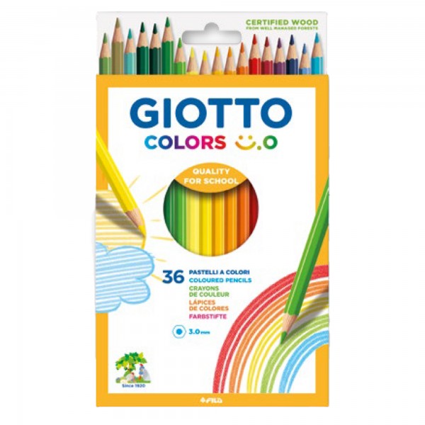 Astuccio pastelli colors smile colore assortiti