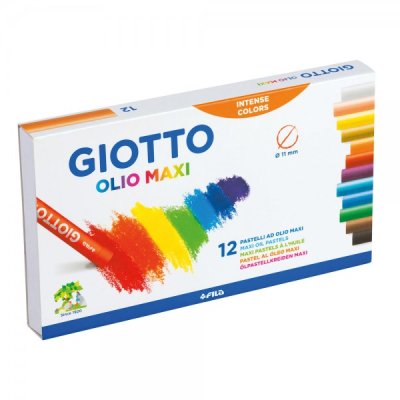 Pastelli ad olio, tondi colore assortiti