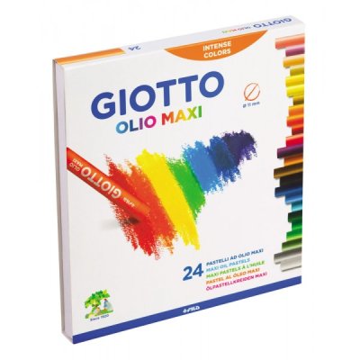 Astuccio pastelli olio maxi colore assortiti