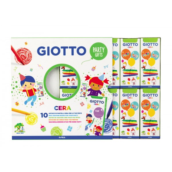 Party gift - pastelli a cera colore assortiti
