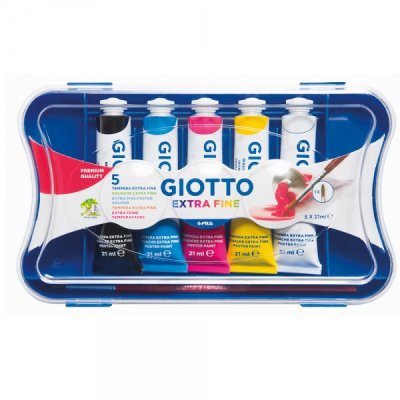 Tempera in tubetto colore assortiti