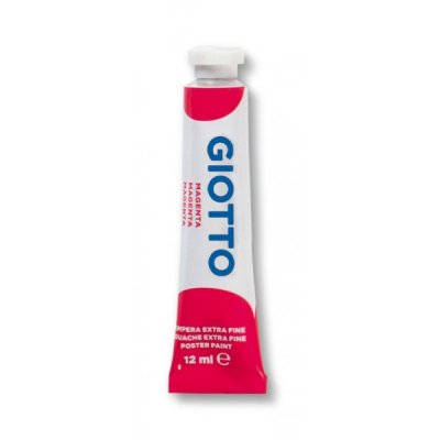 Tempera in tubetto colore magenta