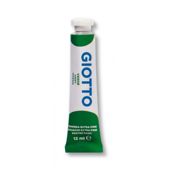 Tempera in tubetto colore verde