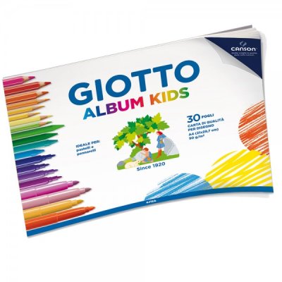 Album kids da disegno colore bianco grammatura 90gr
