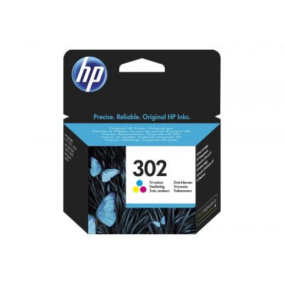 HP cartuccia originale colori 302 (F6U65AE)