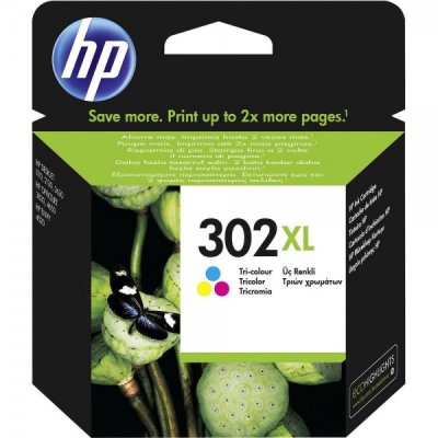 HP cartuccia originale Colori 302XL (F6U67AE)