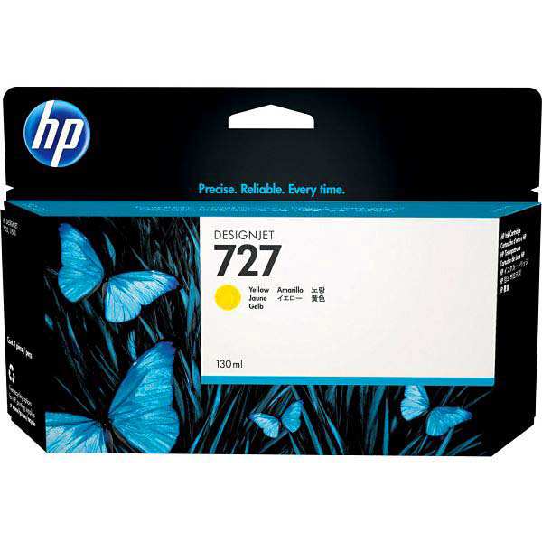 HP cartuccia originale Giallo 727 (F9J78A)