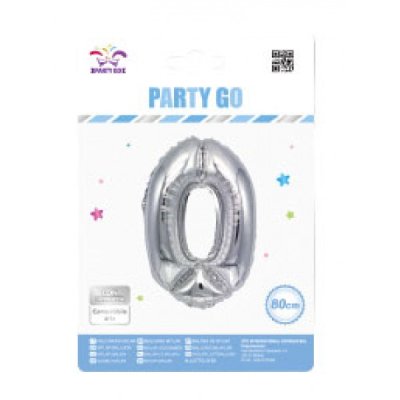 Palloncino 0 colore argento
