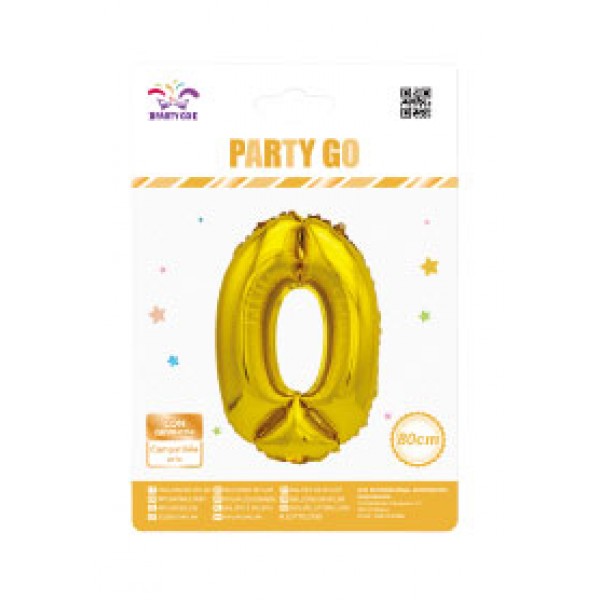 Palloncino 0 colore oro