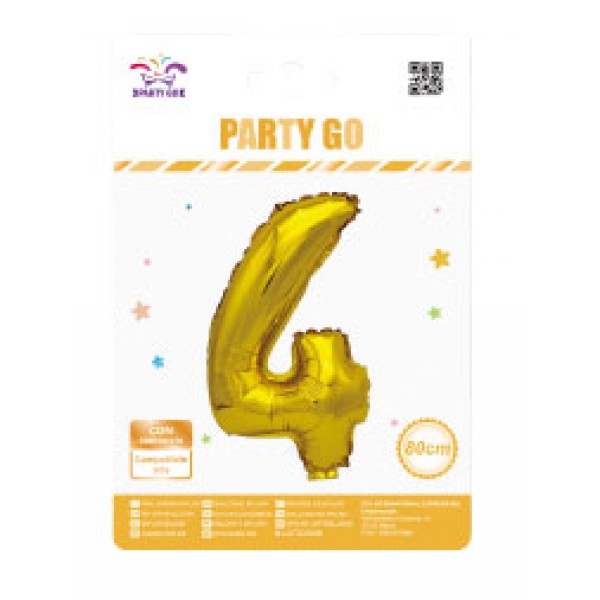 Palloncino 4 colore oro