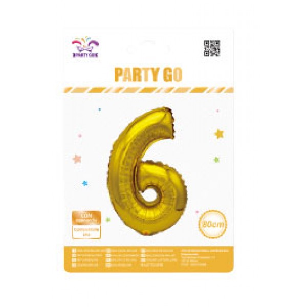 Palloncino 6 colore oro