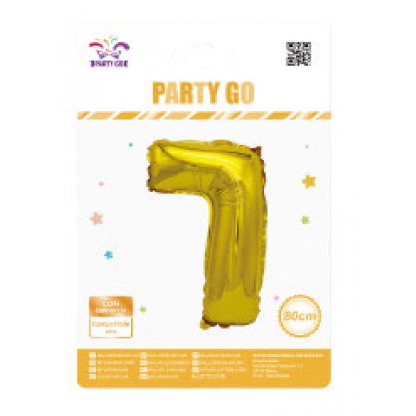 Palloncino 7 colore oro