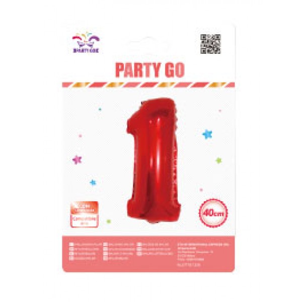 Palloncino 1 colore rosso