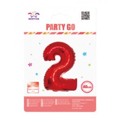 Palloncino 2 colore rosso